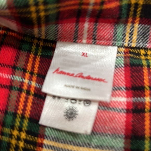 EUC Hanna Andersson Adult pj top and bottom XL - Picture 2 of 3